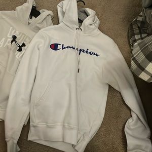 Champion and under armor hoodie never worn